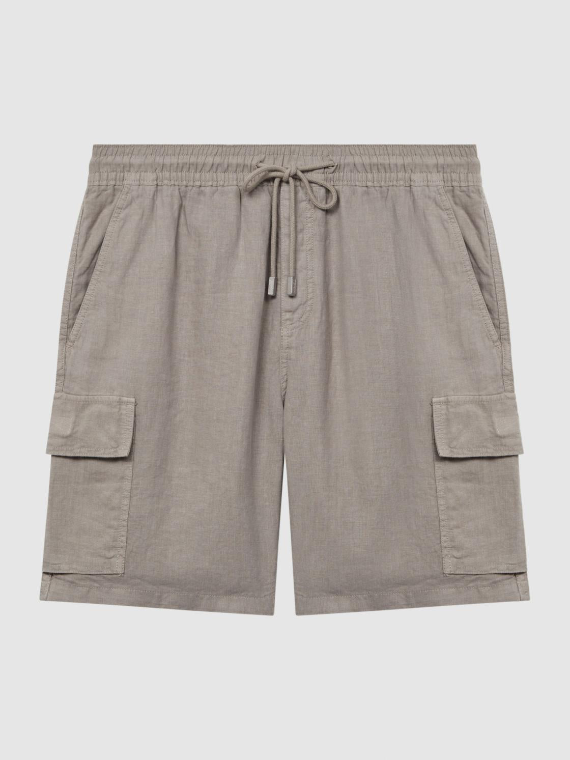 Reiss Shorts | Baie Vilebrequin Linen Shorts Camel - Men