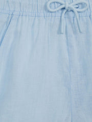 Reiss Shorts | Cleo Linen Drawstring Shorts Ice Blue - Children
