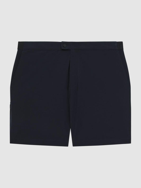 Reiss Shorts | Club Elasticated Waistband Shorts Navy - Men