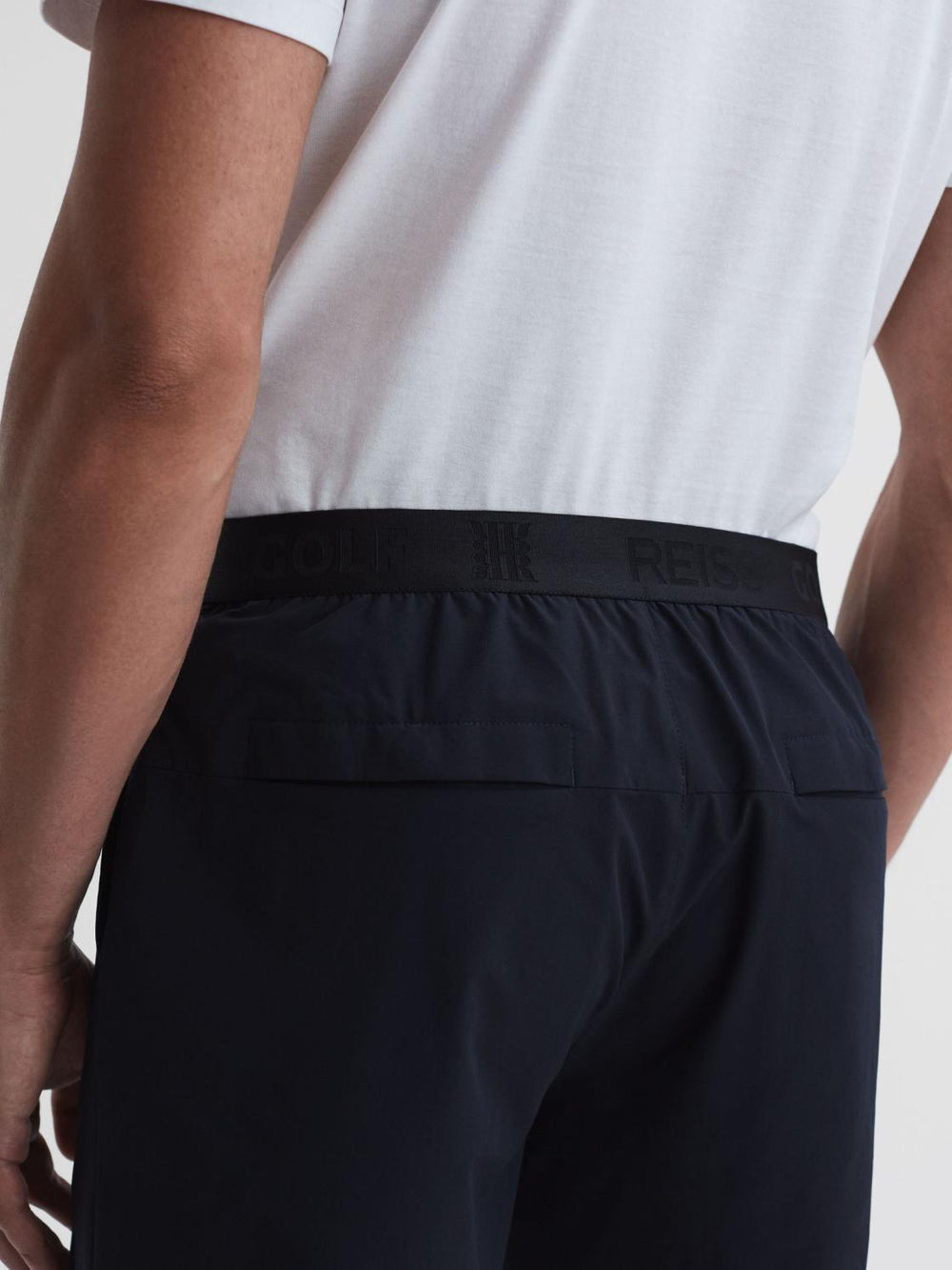 Reiss Shorts | Club Elasticated Waistband Shorts Navy - Men