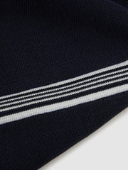 Reiss Shorts | Colton Side Stripe Drawstring Shorts Navy - Children