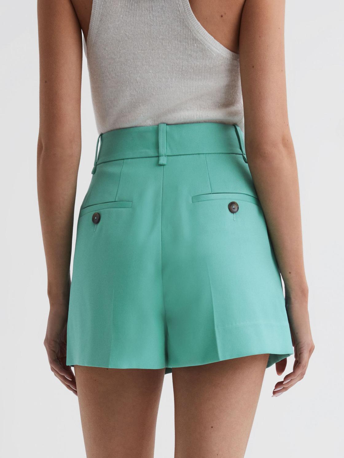 Reiss Shorts | Ember Tailored Shorts Cream - Women