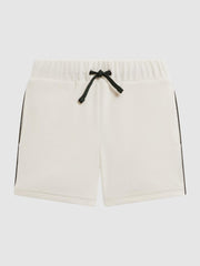 Reiss Shorts | Fredericks Towelling Drawstring Shorts Ecru - Children
