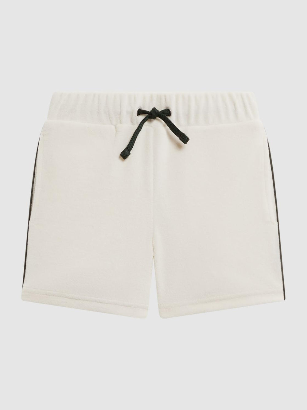 Reiss Shorts | Fredericks Towelling Drawstring Shorts Ecru - Children