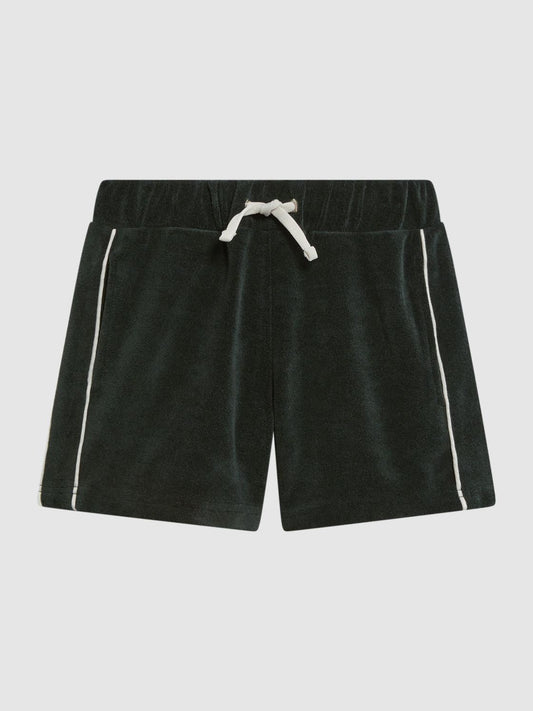 Reiss Shorts | Fredericks Towelling Drawstring Shorts Green - Children