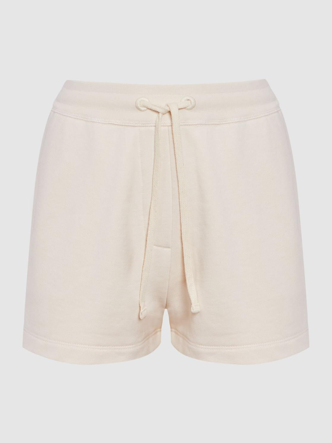 Reiss Shorts | Gilly Relaxed Fit Cotton Drawstring Shorts Black - Women