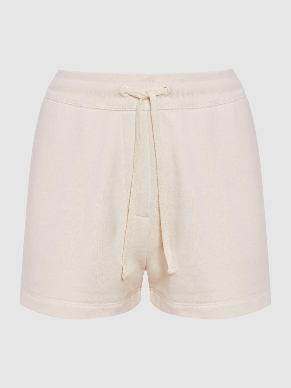 Reiss Shorts | Gilly Relaxed Fit Cotton Drawstring Shorts Black - Women
