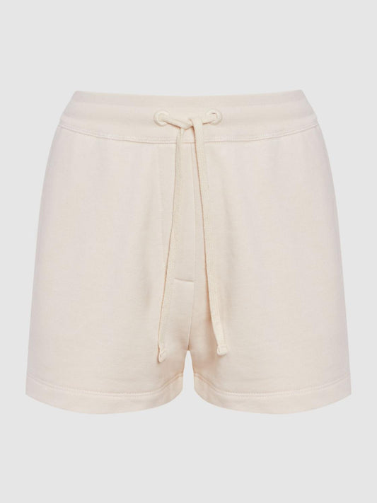 Reiss Shorts | Gilly Relaxed Fit Cotton Drawstring Shorts Black - Women