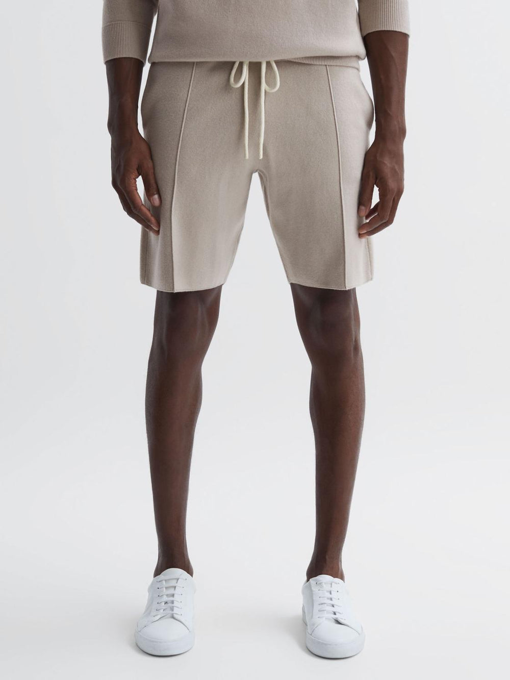 Reiss Shorts | Hanser Paige Drawstring Shorts Dried Stone - Men