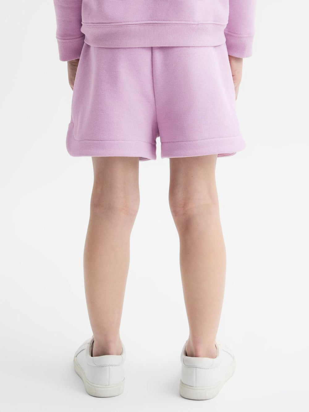 Reiss Shorts | Honor Jersey Logo Shorts Lilac - Children
