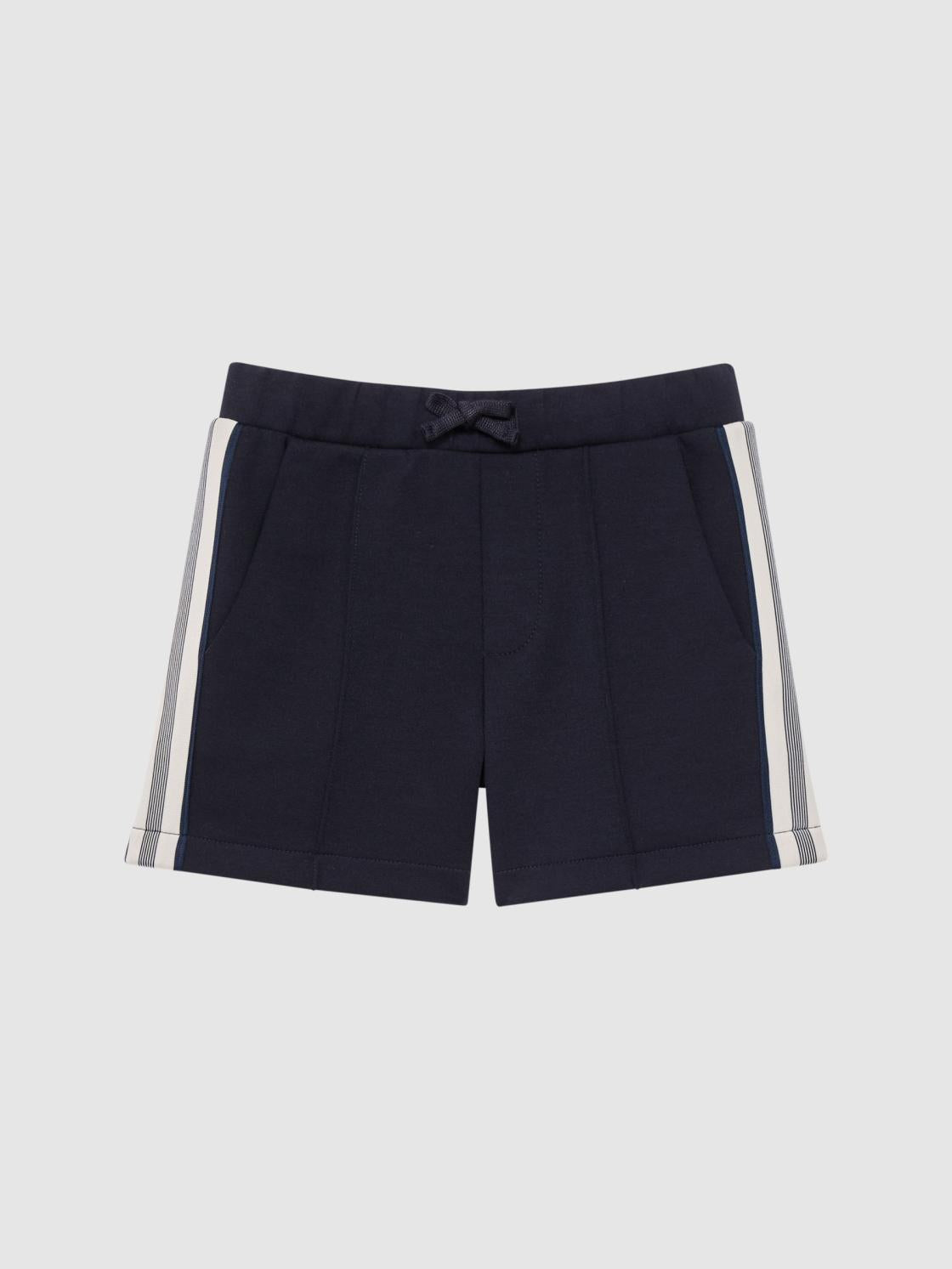 Reiss Shorts | Janeiro Stripe Detail Shorts Navy - Children