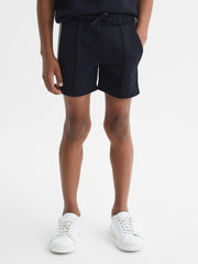 Reiss Shorts | Janeiro Stripe Detail Shorts Navy - Children