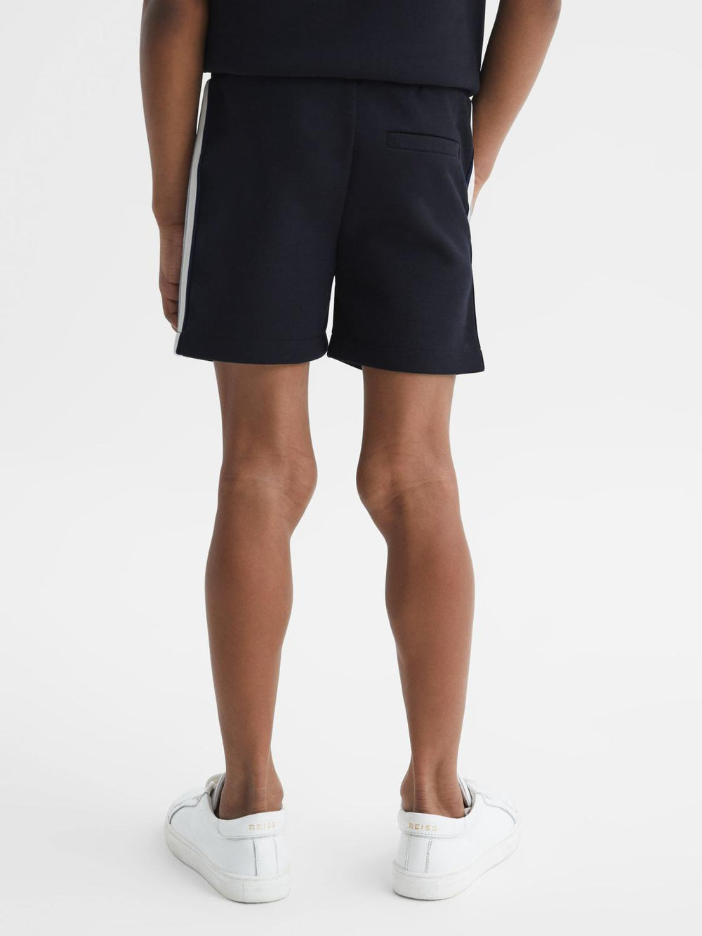 Reiss Shorts | Janeiro Stripe Detail Shorts Navy - Children