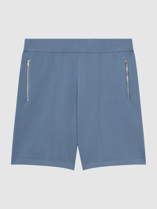 Reiss Shorts | Latin Elasticated Shorts Airforce Blue - Men