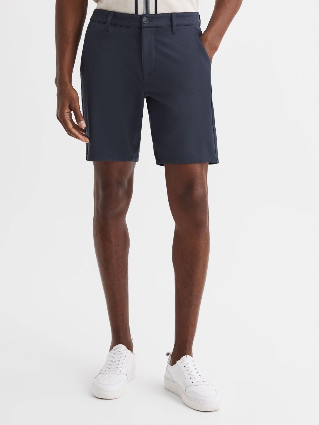 Reiss Shorts | Paige Paige Chino Shorts Deep Anchor - Men
