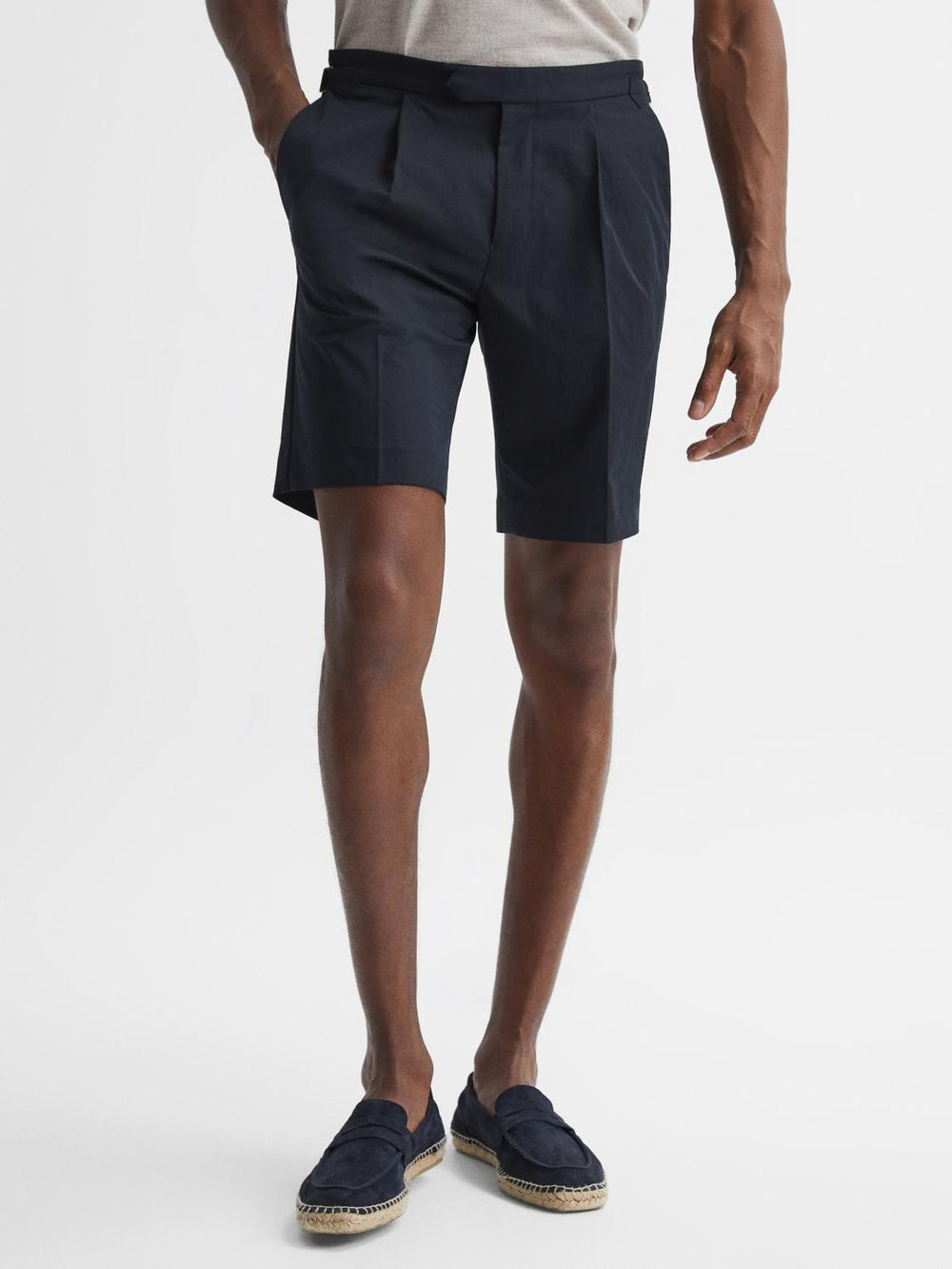 Reiss Shorts | Shore Side Adjuster Shorts Navy - Men