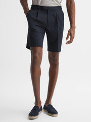 Reiss Shorts | Shore Side Adjuster Shorts Navy - Men