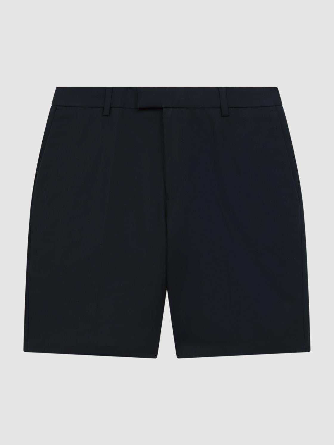 Reiss Shorts | Southbury Cotton Blend Chino Shorts Navy - Men