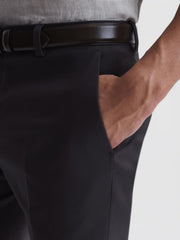 Reiss Shorts | Southbury Cotton Blend Chino Shorts Slate Blue - Men