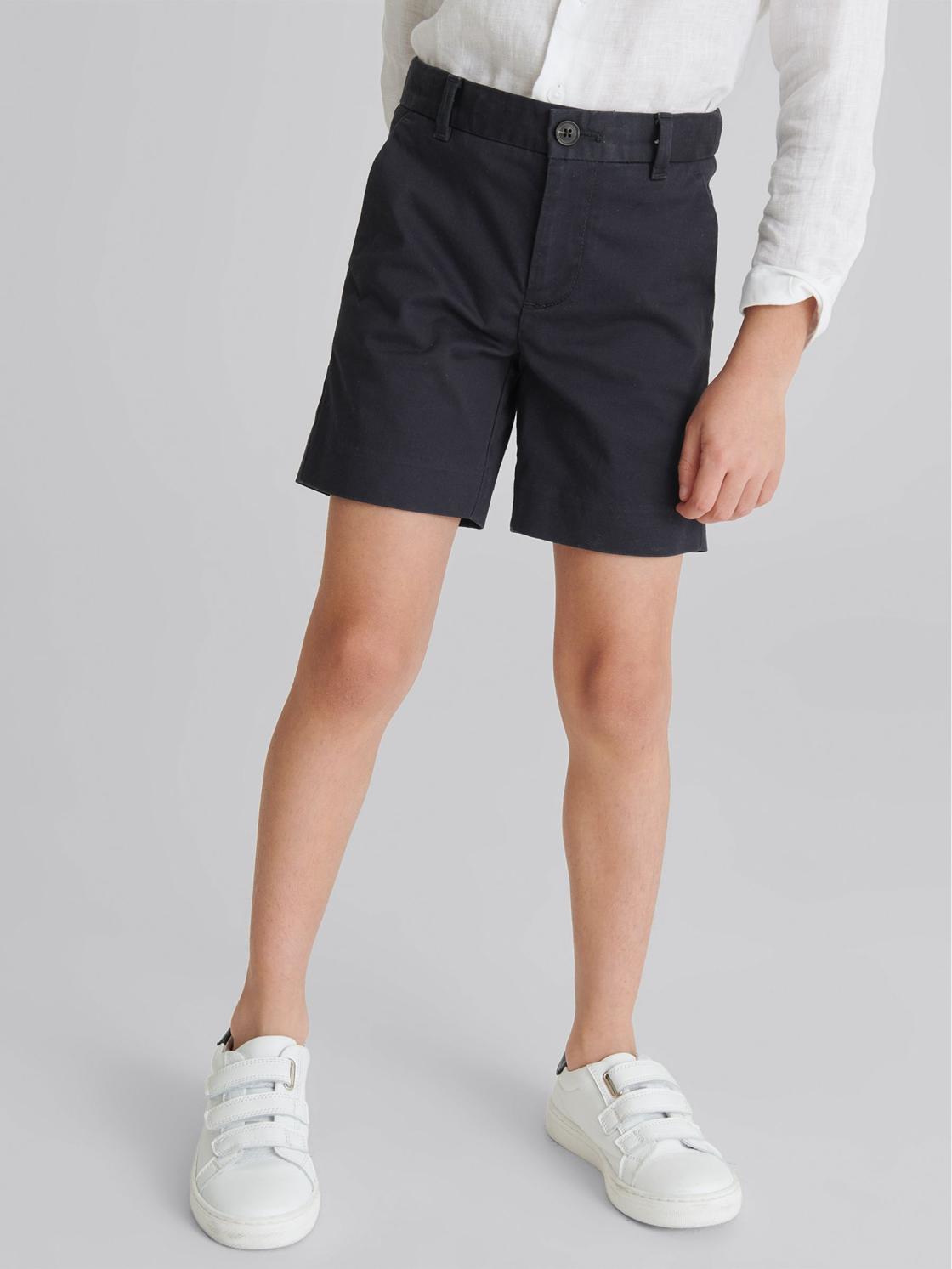 Reiss Shorts | Wicket Casual Chino Shorts Blue - Children