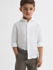 Reiss Shorts | Wicket Casual Chino Shorts Khaki - Children