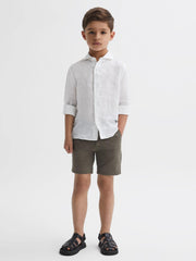 Reiss Shorts | Wicket Casual Chino Shorts Khaki - Children
