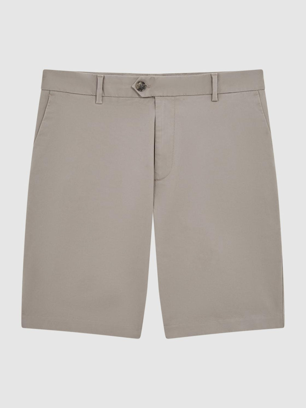 Reiss Shorts | Wicket Modern Fit Chino Shorts Mushroom - Men