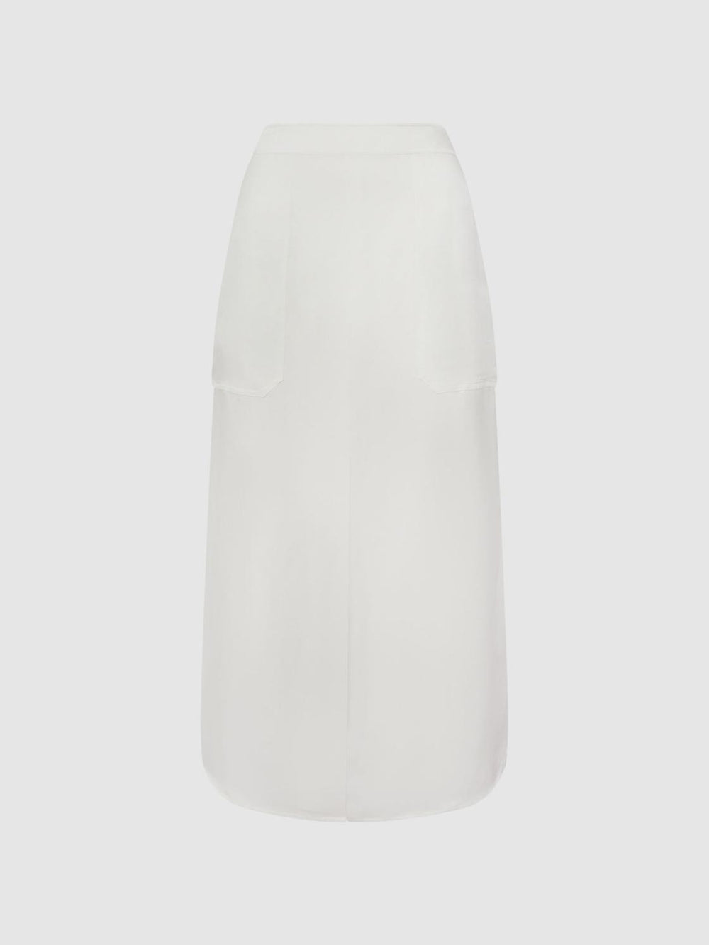 Reiss Skirts | Axelle Linen High Rise Skirt White - Women