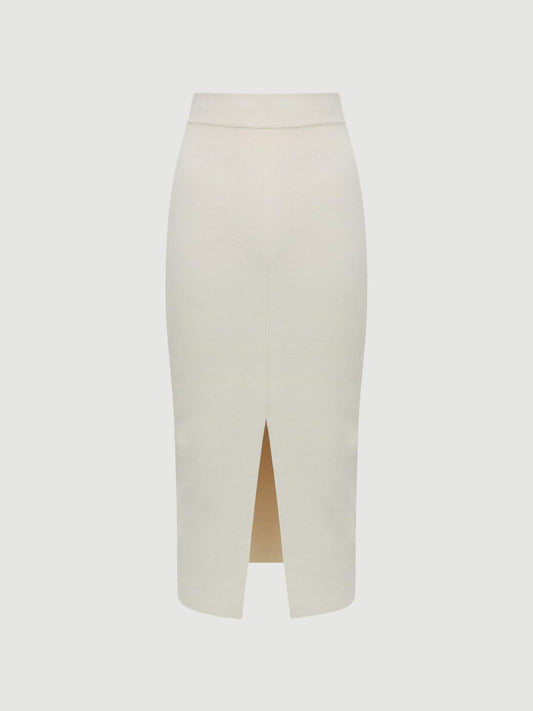 Reiss Skirts | Erin Knitted Co Ord Midi Skirt Dark Navy - Women