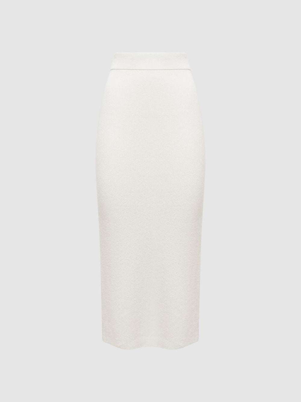 Reiss Skirts | Fern Knitted High Rise Midi Skirt Cream - Women