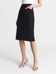 Reiss Skirts | Haisley Tailored Pencil Skirt Black - Women