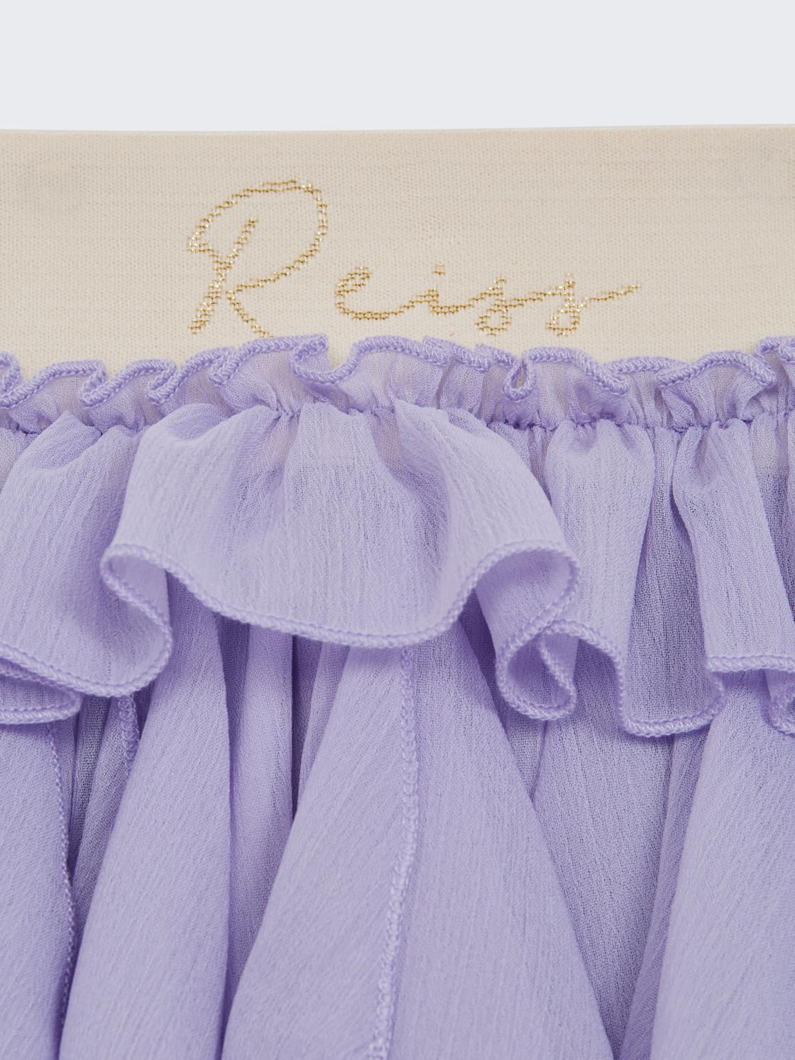 Reiss Skirts | Lola Ruffle Tulle Skirt Lilac - Children