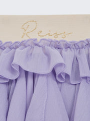 Reiss Skirts | Lola Ruffle Tulle Skirt Lilac - Children