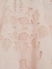 Reiss Skirts | Nella High Rise Lace Skirt Pink - Children