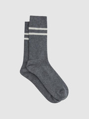 Reiss Socks &amp; Underwear | Alcott Sporty Wool Blend Socks Grey Melange - Men
