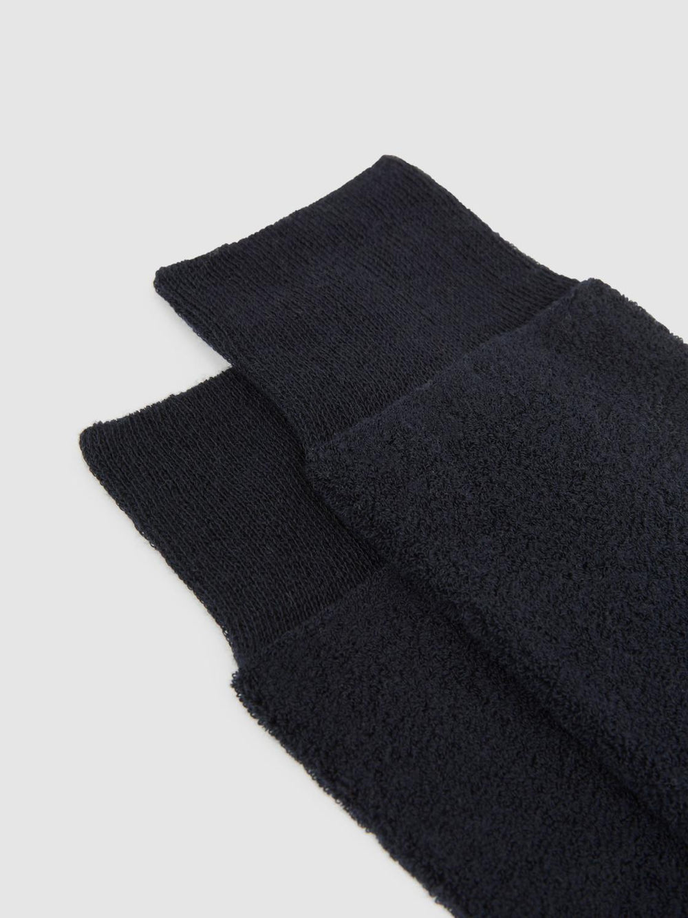 Reiss Socks &amp; Underwear | Alers Cotton Blend Terry Towelling Socks Navy - Men