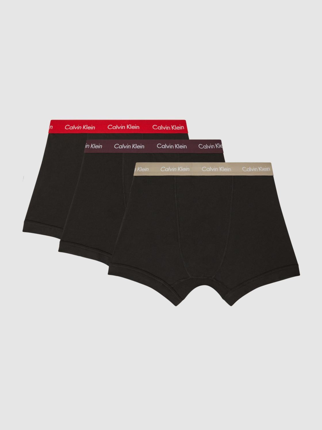 Reiss Socks &amp; Underwear | Calvin Klein Underwear 3 Pack Trunks Black Multi - Men