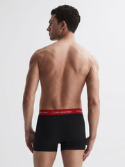 Reiss Socks &amp; Underwear | Calvin Klein Underwear 3 Pack Trunks Black Multi - Men