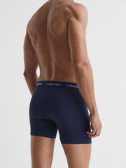 Reiss Socks &amp; Underwear | Calvin Klein Underwear 3 Pack Trunks Blue Multi - Men