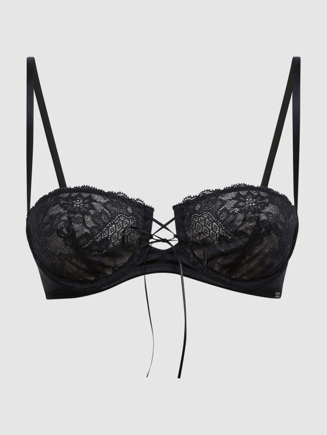 Reiss Socks &amp; Underwear | Calvin Klein Underwear Lace Balconette Bra Black - Women