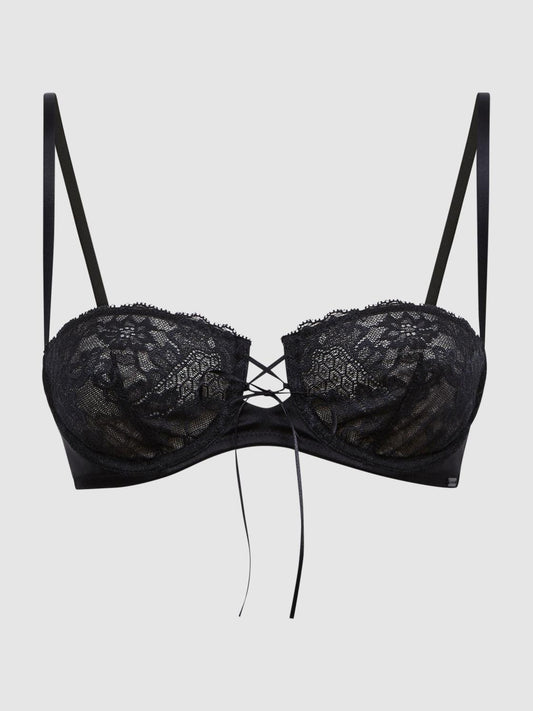 Reiss Socks &amp; Underwear | Calvin Klein Underwear Lace Balconette Bra Black - Women