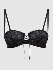 Reiss Socks &amp; Underwear | Calvin Klein Underwear Lace Balconette Bra Black - Women
