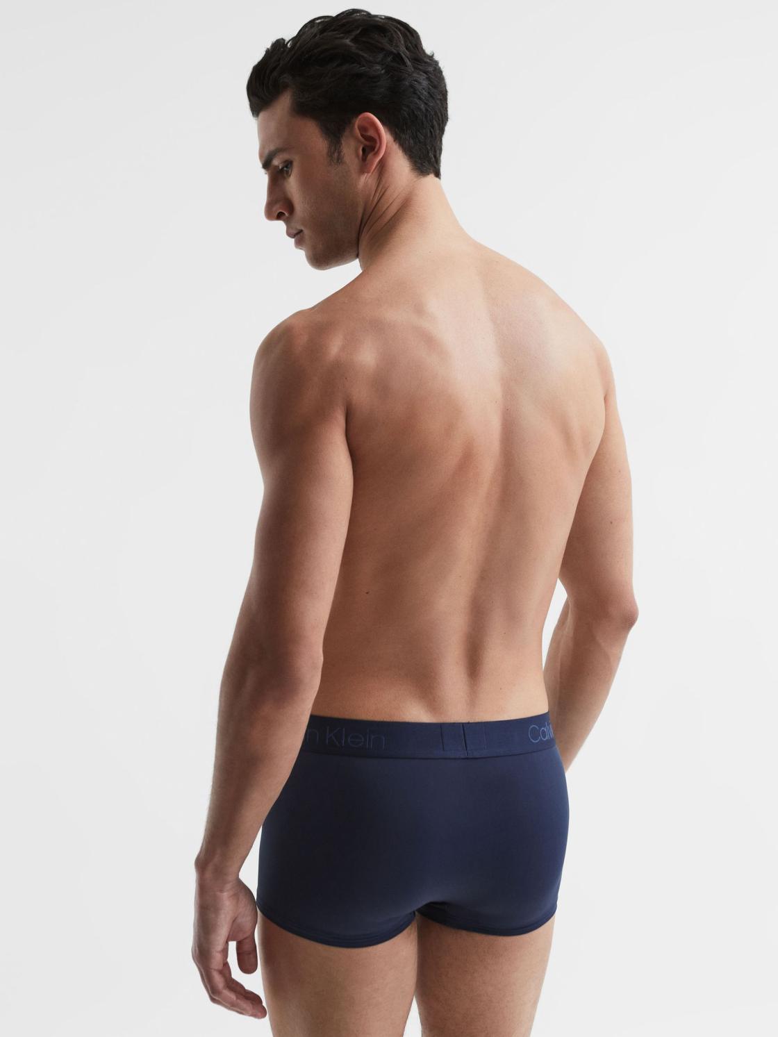 Reiss Socks &amp; Underwear | Calvin Klein Underwear Low Rise Trunk Blue - Men