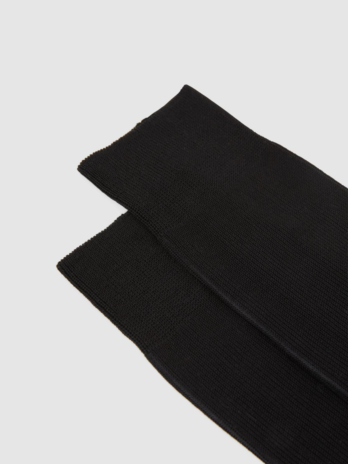 Reiss Socks &amp; Underwear | Cory Two Tone Cotton Socks Black - Men