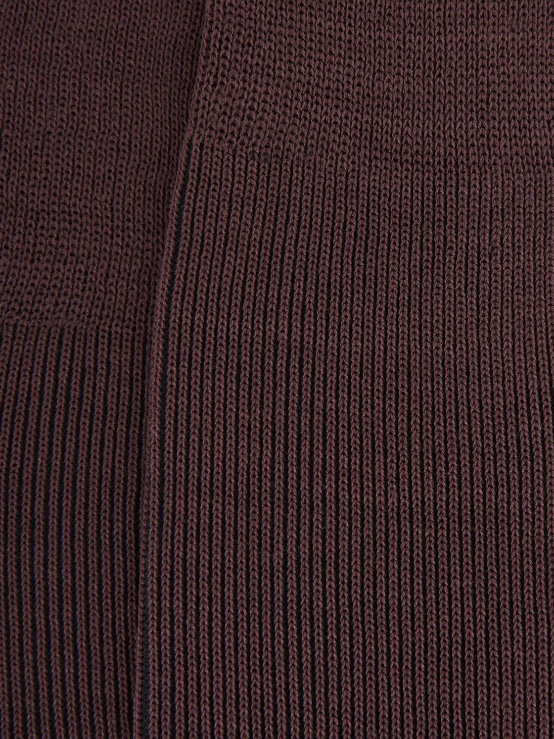 Reiss Socks &amp; Underwear | Cory Two Tone Cotton Socks Bordeaux - Men