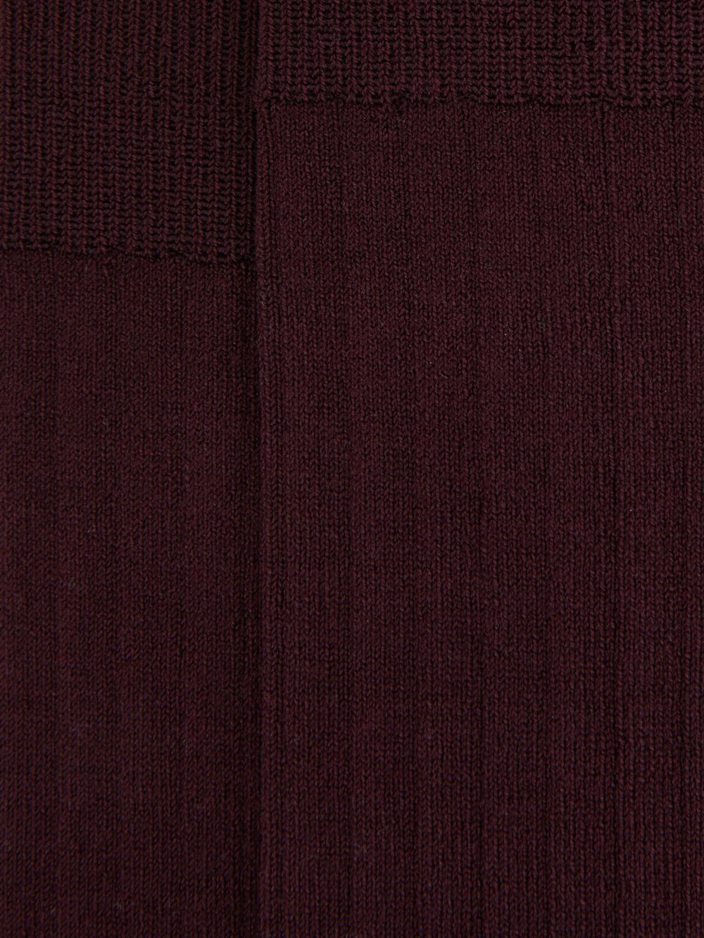 Reiss Socks &amp; Underwear | Fela Ribbed Socks Bordeaux - Men
