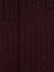 Reiss Socks &amp; Underwear | Fela Ribbed Socks Bordeaux - Men