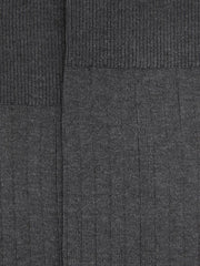 Reiss Socks &amp; Underwear | Fela Ribbed Socks Charcoal - Men