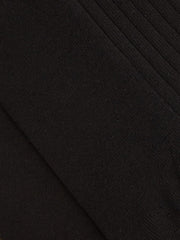 Reiss Socks &amp; Underwear | Feli Ribbed Mercerised Cotton Blend Socks Black - Men