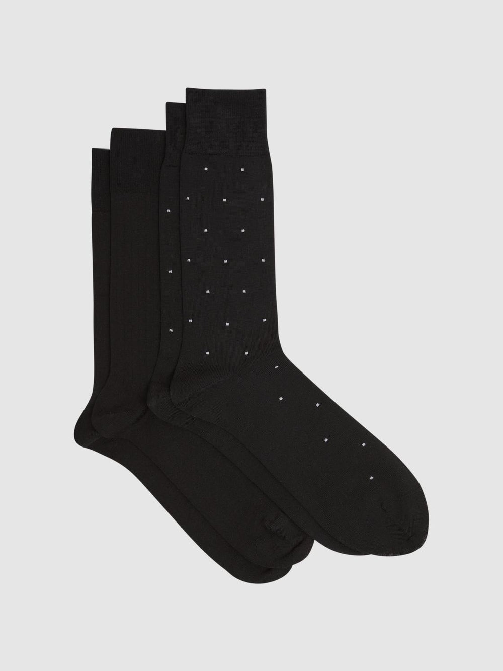 Reiss Socks &amp; Underwear | Graham 2 Pack 2 Pack Of Socks Black - Men